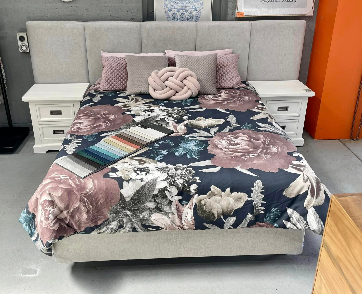 Oversize Bedhead, from $1299. Add a base from $399. 2820 wide x 1210 high.