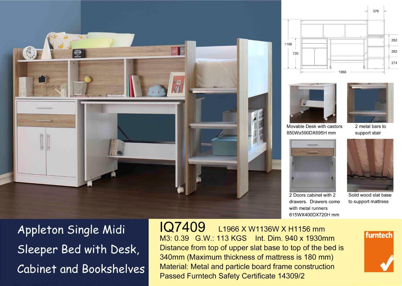 Appleton Single Midi Sleeper