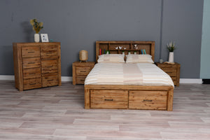 MiCasa Queen Bed w/drawers