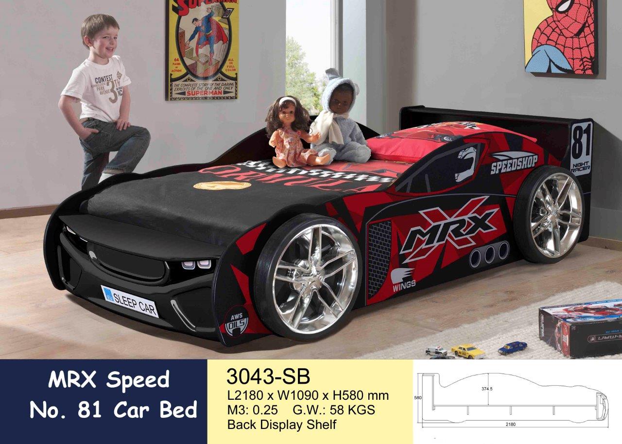 MRX Speed No. 81 Racing Car Bed