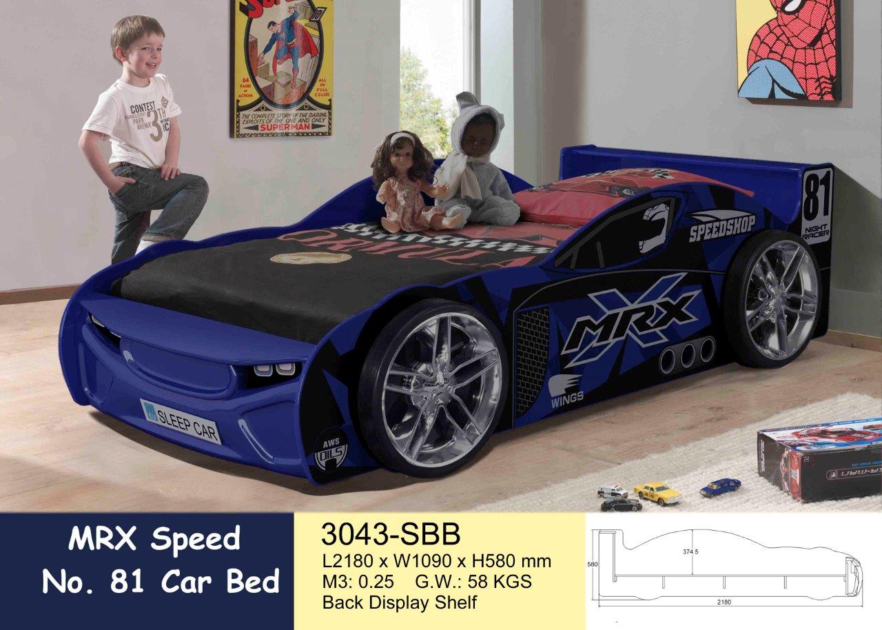MRX Speed No. 81 Racing Car Bed