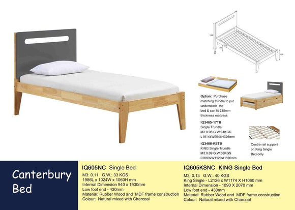 Canterbury Single Bed