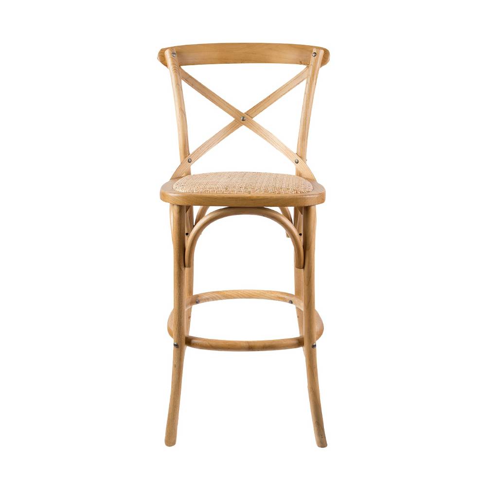 Cafe Crossback Bar Stool